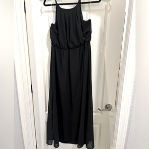 Francesca’s blue rain maxi dress, large